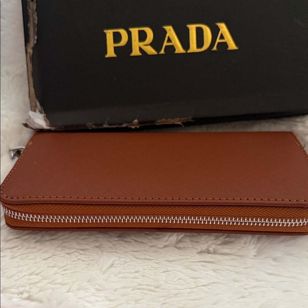 Prada Tan Leather Wallet - Picture 2 of 3